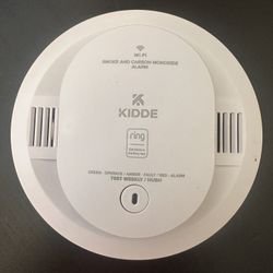 Kidde Wi-Fi Smoke Carbon Monoxide Alarm with ring app control, pick up in Temple city