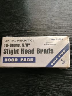 Brand New Box Of 5/8 Brad Nails