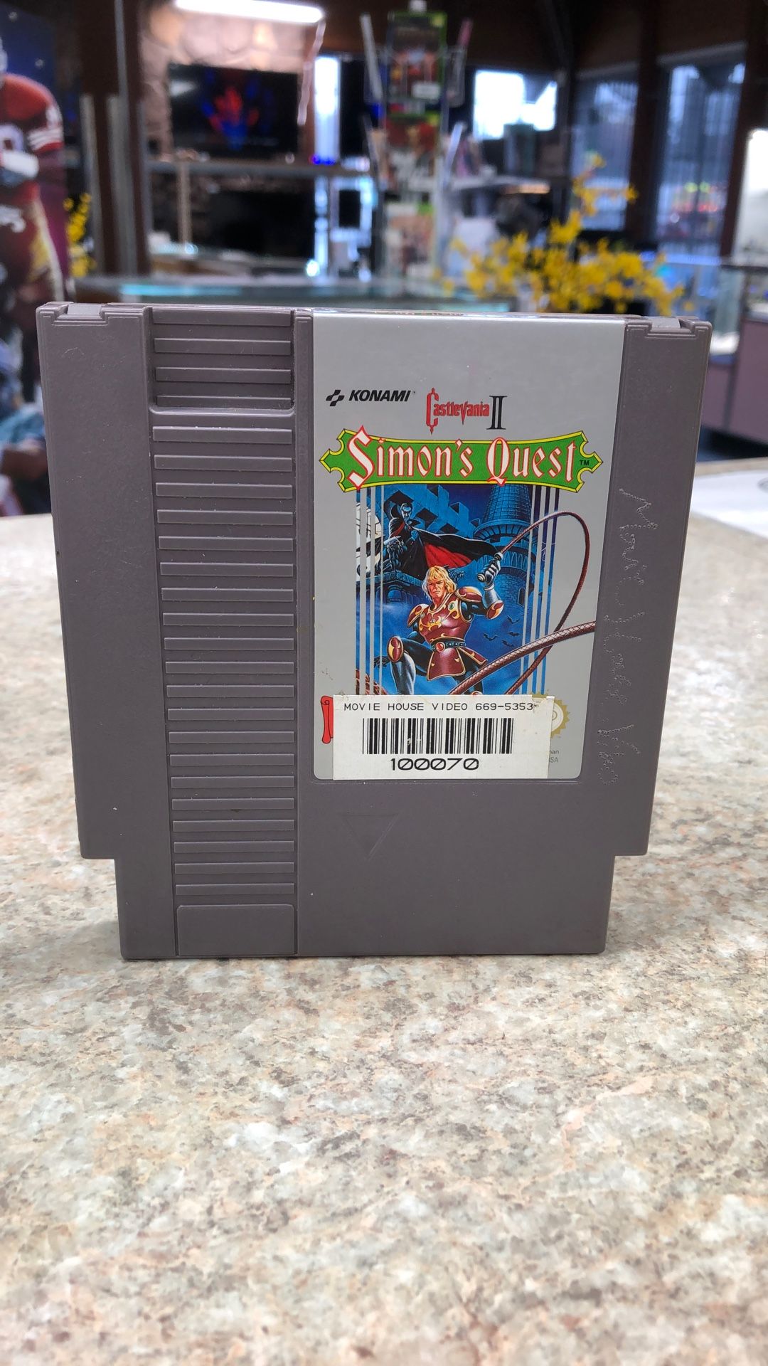 Castlevania II: Simon’s Quest NES Cartridge