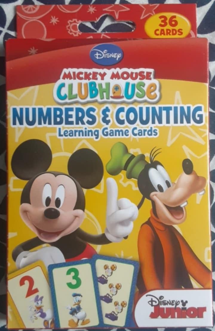 New Mickey Numbers And Counting Flashcards