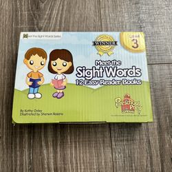 Meet the Sight Words - Level 3 - Easy Reader Books (boxed set of 12 books)