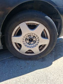 16 inch alloy aluminum rims w/tires