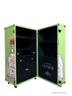 Patron Rolling Display Case/Trunk