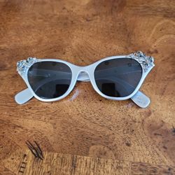 Turo Vintage Silver Frame With Rhinestones
