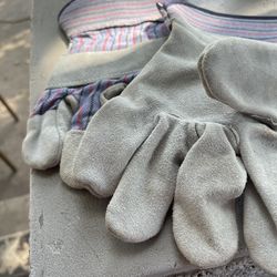Leather Work Gloves 