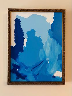 Abstract Painting Framed