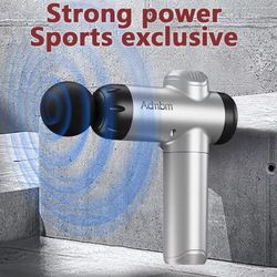Admbm Massage Gun w/ Multiple Speeds & 6 Heads for Back