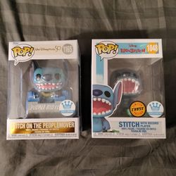 Funko Pop Stitch With Record And stitch in peoplemover