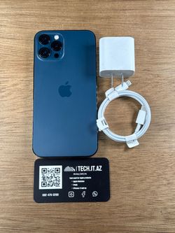 📱 iPhone 12 Pro Max | 256GB | Pacific Blue | Unlocked (Any Carrier)