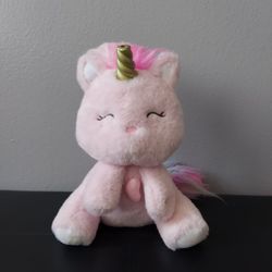 LED Projector Caticorn 12" Stuffed Animal Pink FAO Schwarz Star Brights