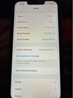 iPhone 16e black color