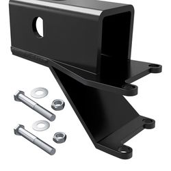 Enganche trasero de receptor de 2 pulgadas, extensión de enganche para 4 ruedas, receptor de enganche para ATV con pernos/arandelas/tuercas de segurid