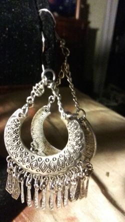 Siver hobo hoops