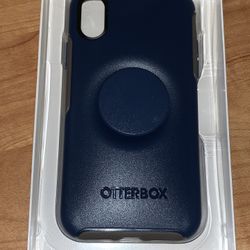 New Apple IPhone XS/X Case Pop Symmetry Navy 