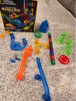 National Geographic 80 piece Marble Run with additional 25 extension pieces.