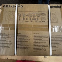 GEMINI POWER AMPLIFIER (GPA-6000) 5,000 WATTS BRAND NEW IN BOX SELLING FOR $249‼️