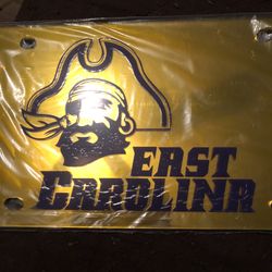 East Carolina license Plate