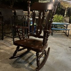Solid Wood Rocking Chair