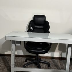 chair with electric desk 
