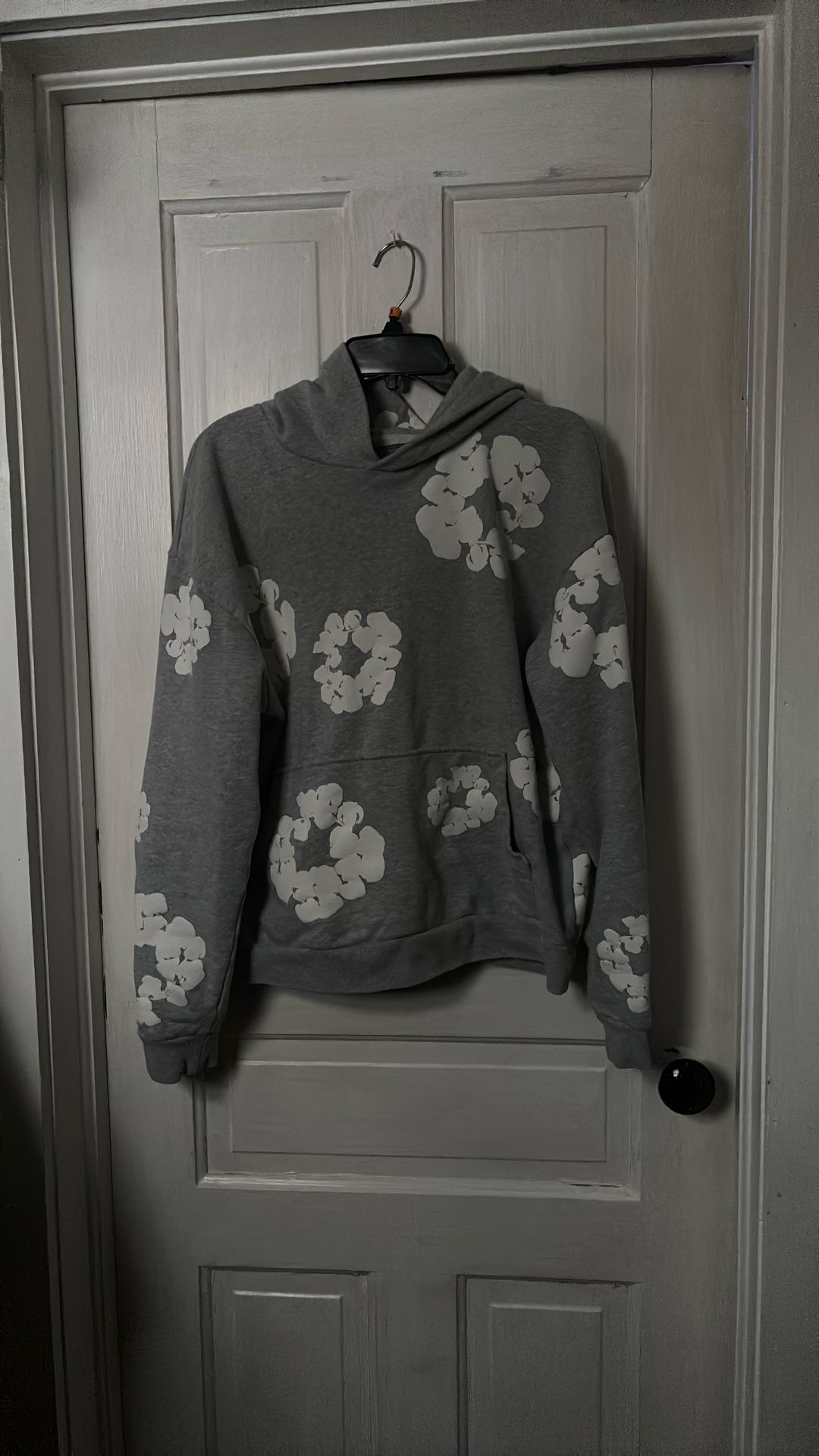 Grey Denim Tear hoodie