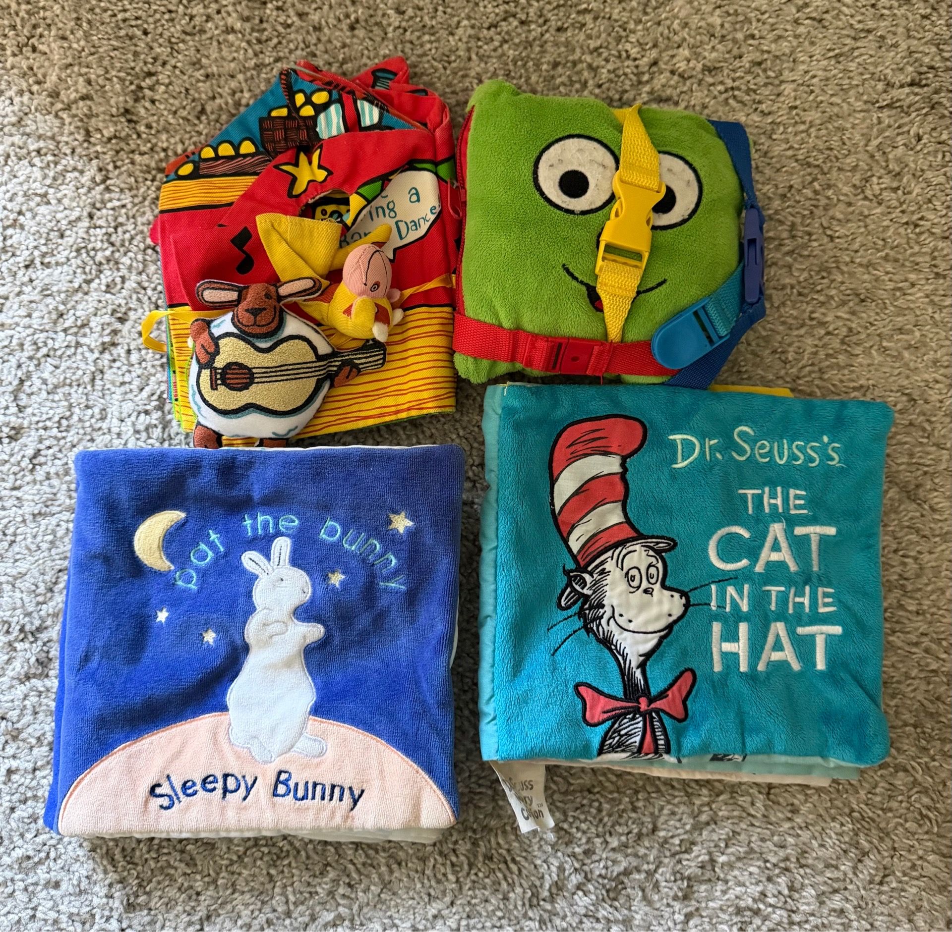 Baby Soft Cloth Books Sensory Activity Books Lot