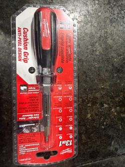 13-in-1 Multi-Tip Cushion Grip Combination Screwdriver
