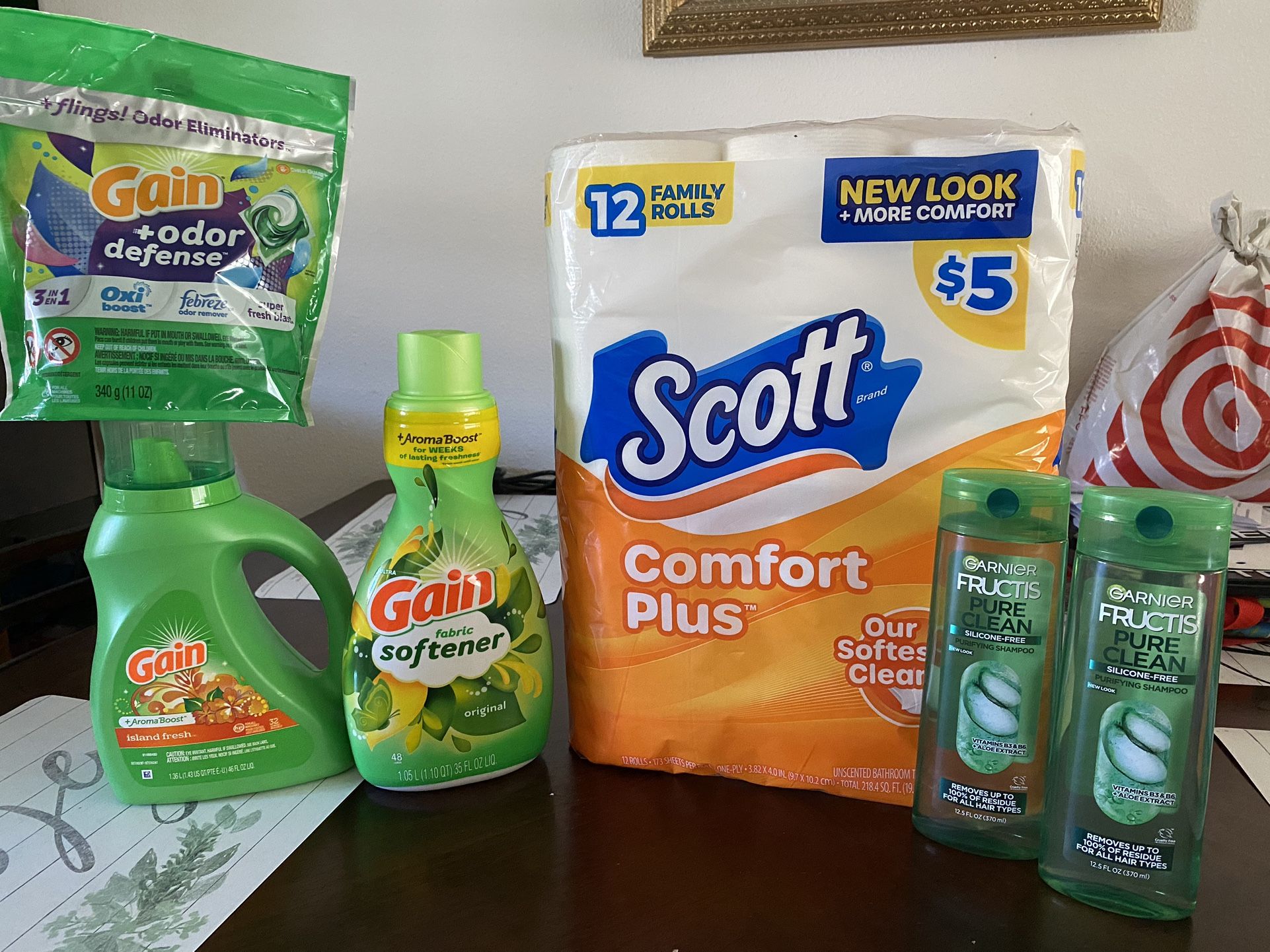 Gain ,garnier Fructis And Scott