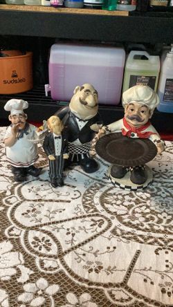 Cute chefs all different  4 different