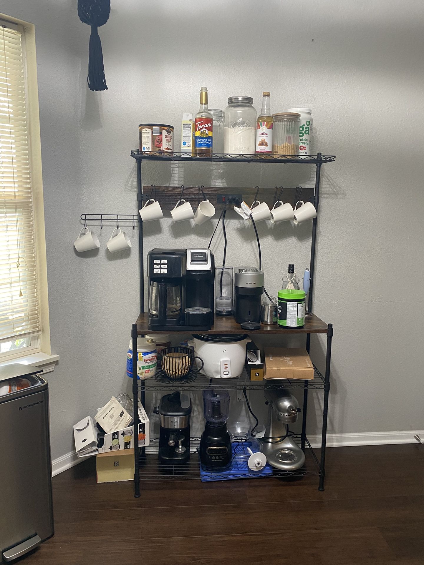 bakers rack