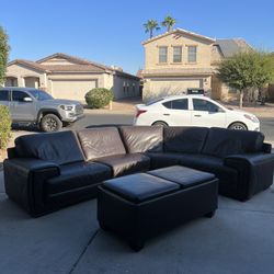 Natzazutzi Leather Sectional 