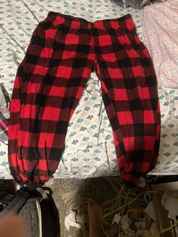 New Red Flannel Pants