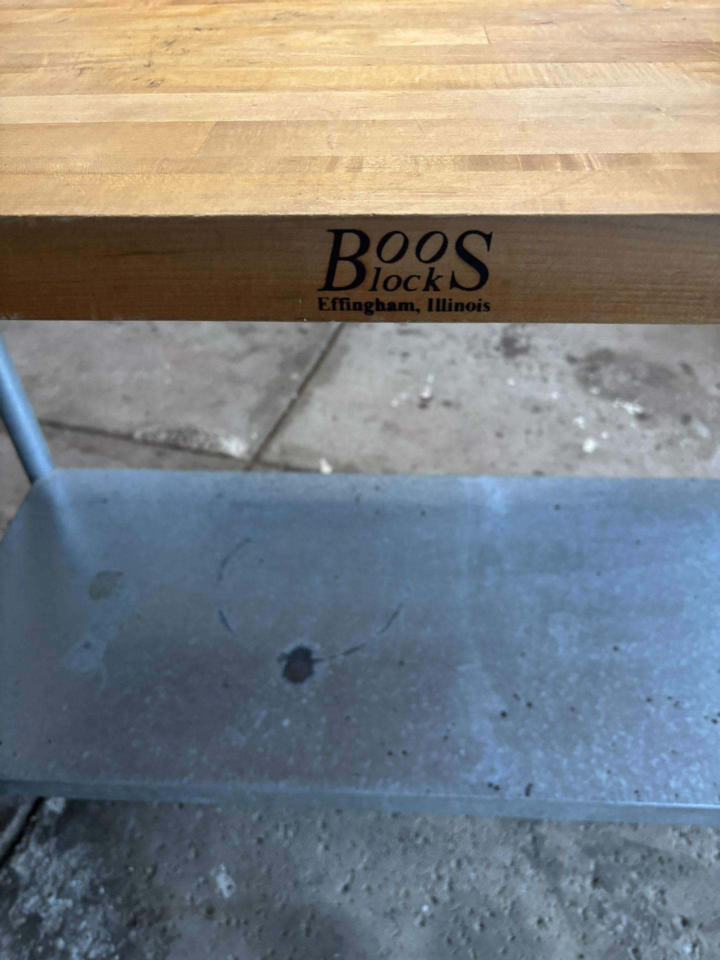 Boos Block Work Table