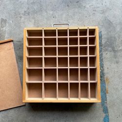 Compartment Wooden Display Shelf - Trinket Shelf - Curio Cabinet - Cubic