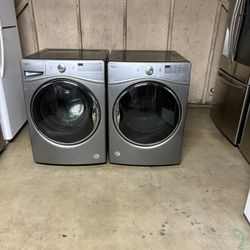 Set whirlpool washer machine and gas dryer works good  we deliver 