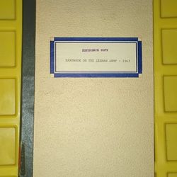 German Army Hand Book Replica 