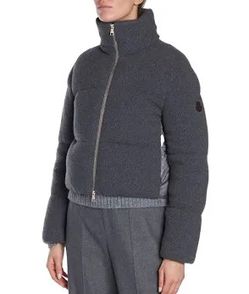 Grey Moncler Designer Jacket