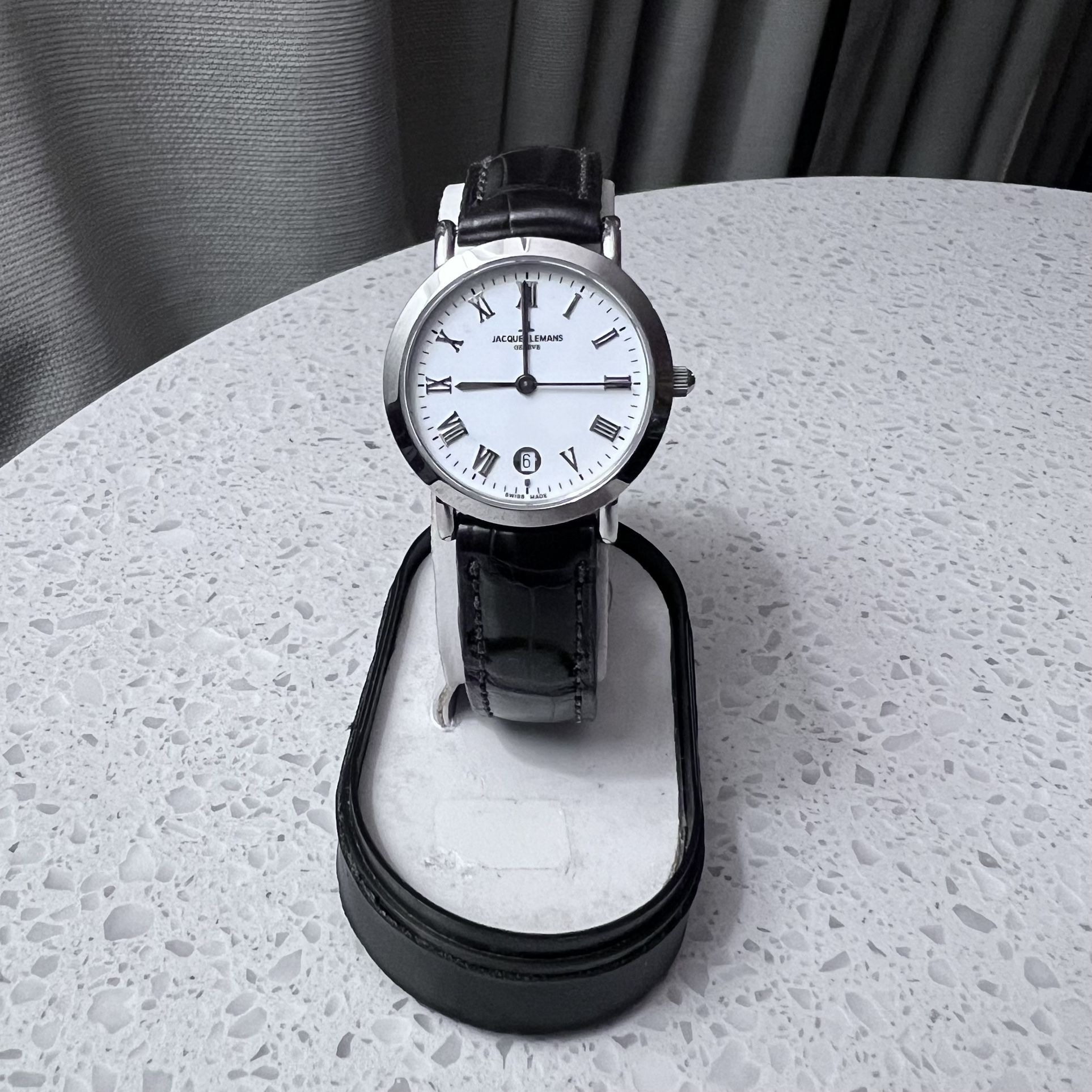 Jaeger women’s ultra thin Date Watch