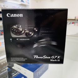 Canon Power Shot G7x Mark iii