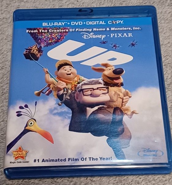 Kids Disney Movie UP Pixar 3 DVD BLU Ray Set Digital Family Fun