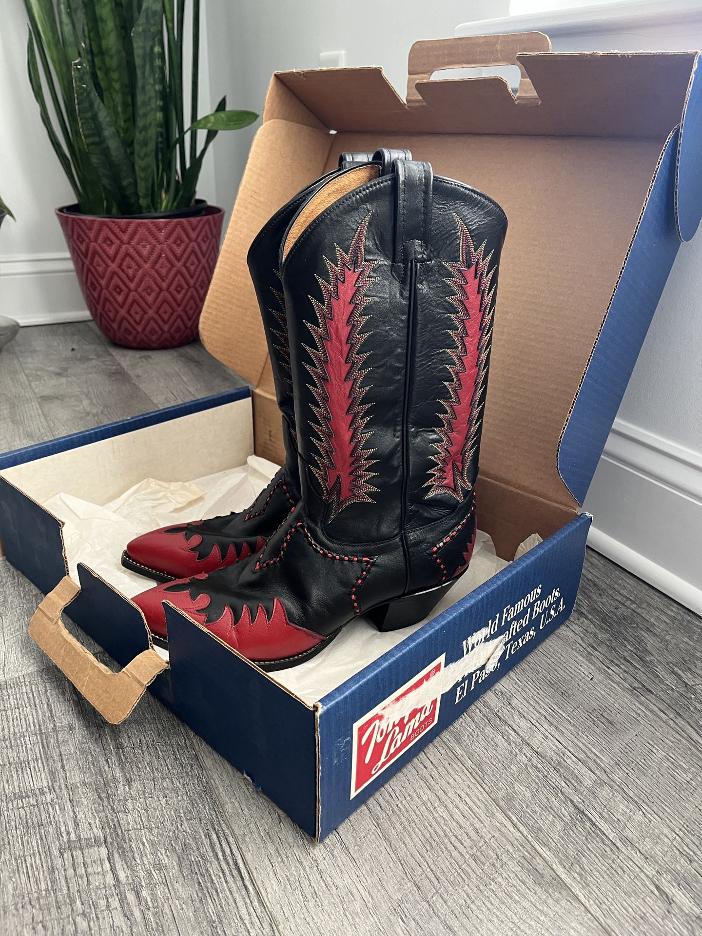 Vintage Tony Lama Firebreather Boots