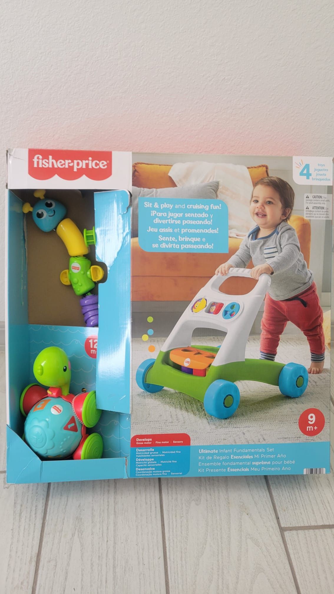 Fisher-Price Infant Fundamentals Set With Walker