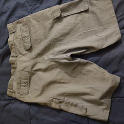 Grey Cargo Shorts Men