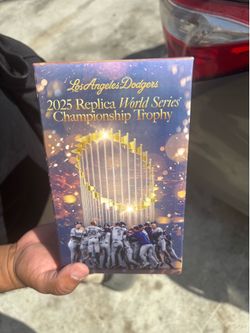 2025 replica World Series championship trophy