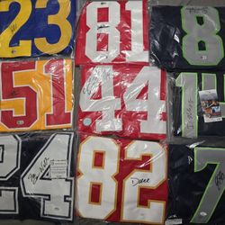 Autographed Certified NFL Jerseys