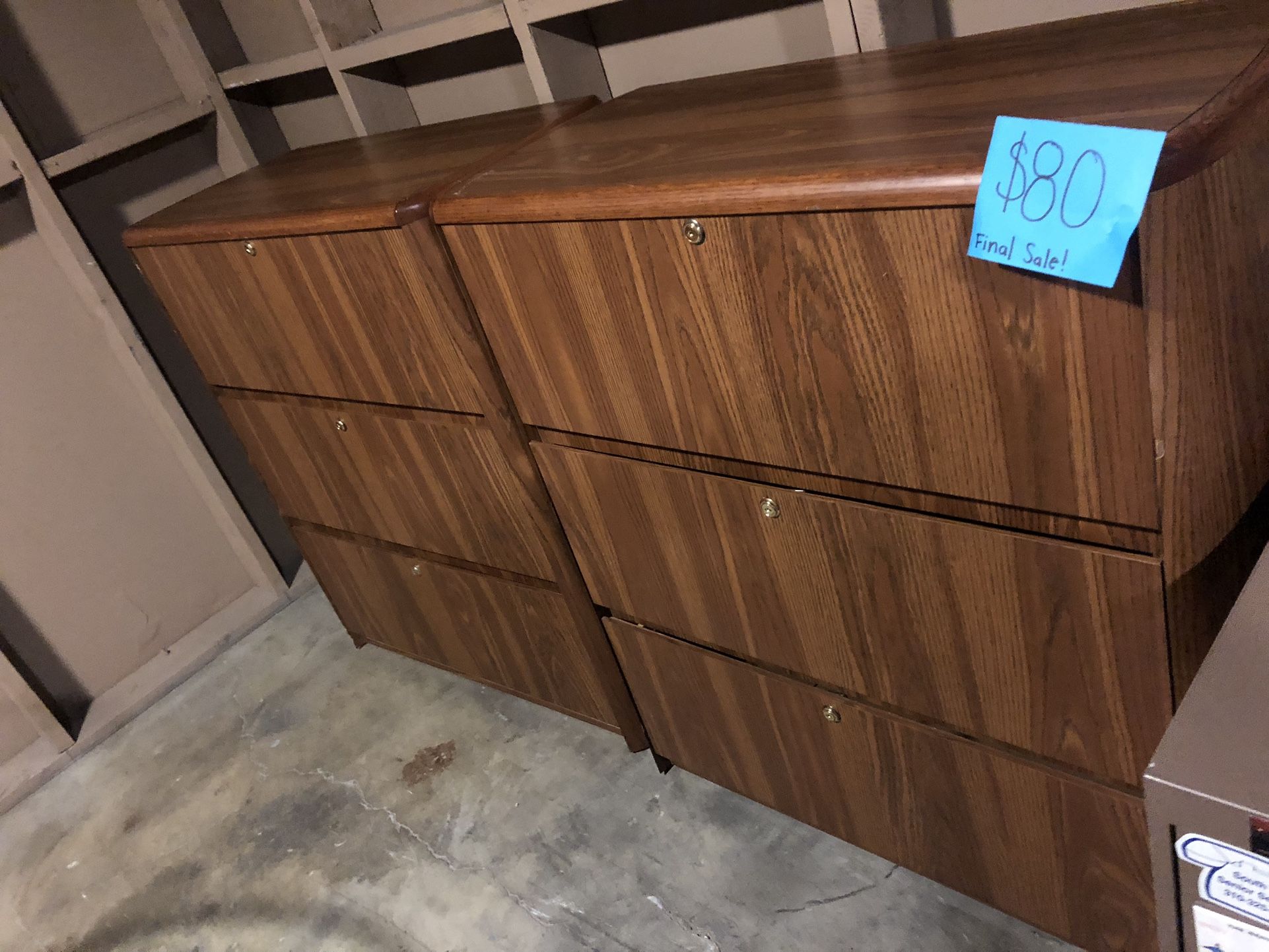 Wood File Cabinets 