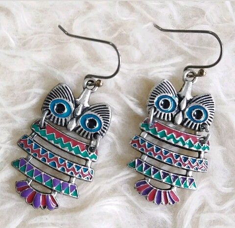 Owl Chandelier Earrings