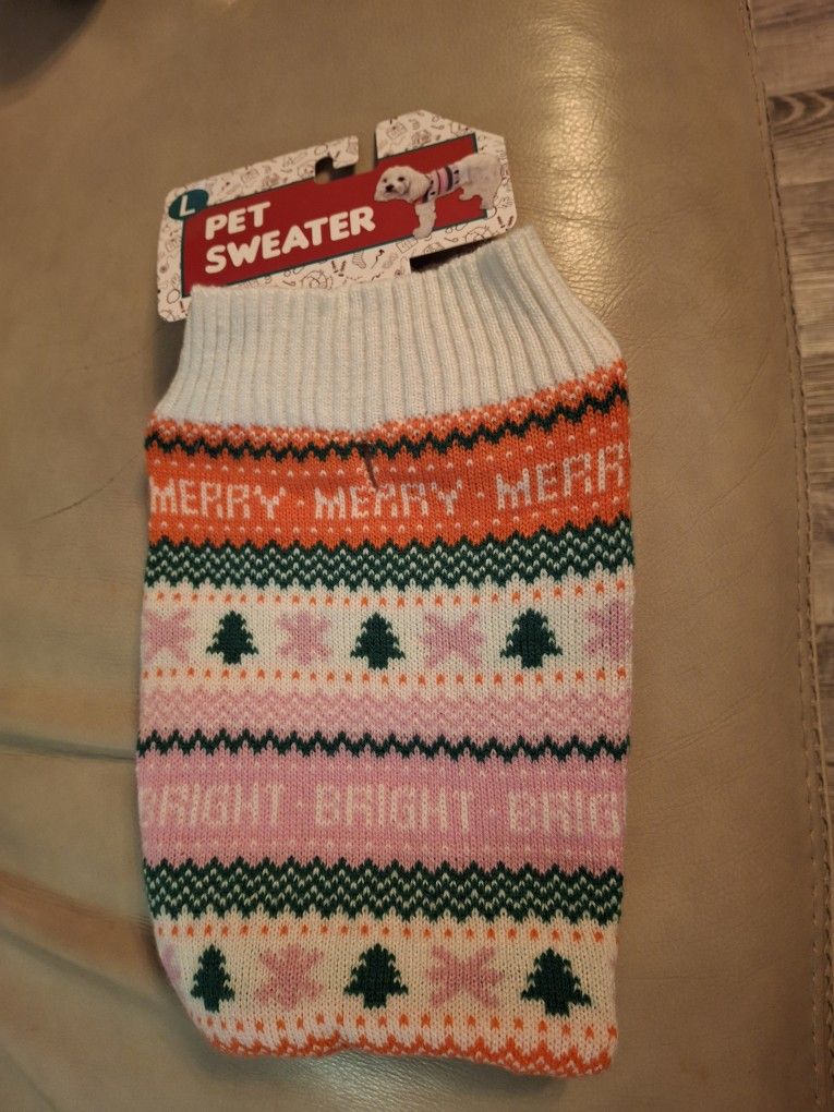 Pet Sweater Large