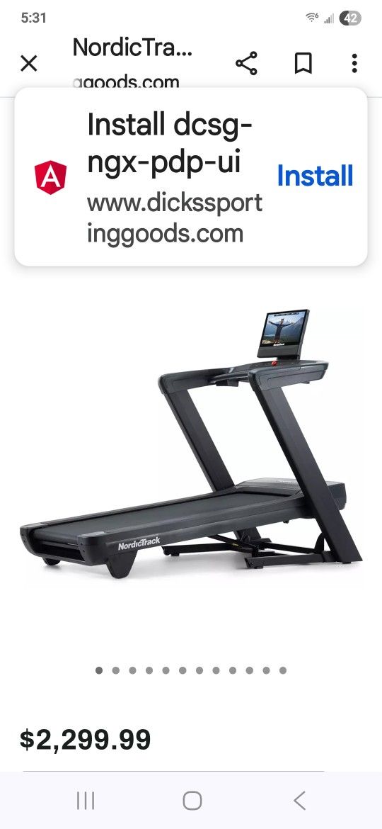 Nordicktrack 1750 Treadmill