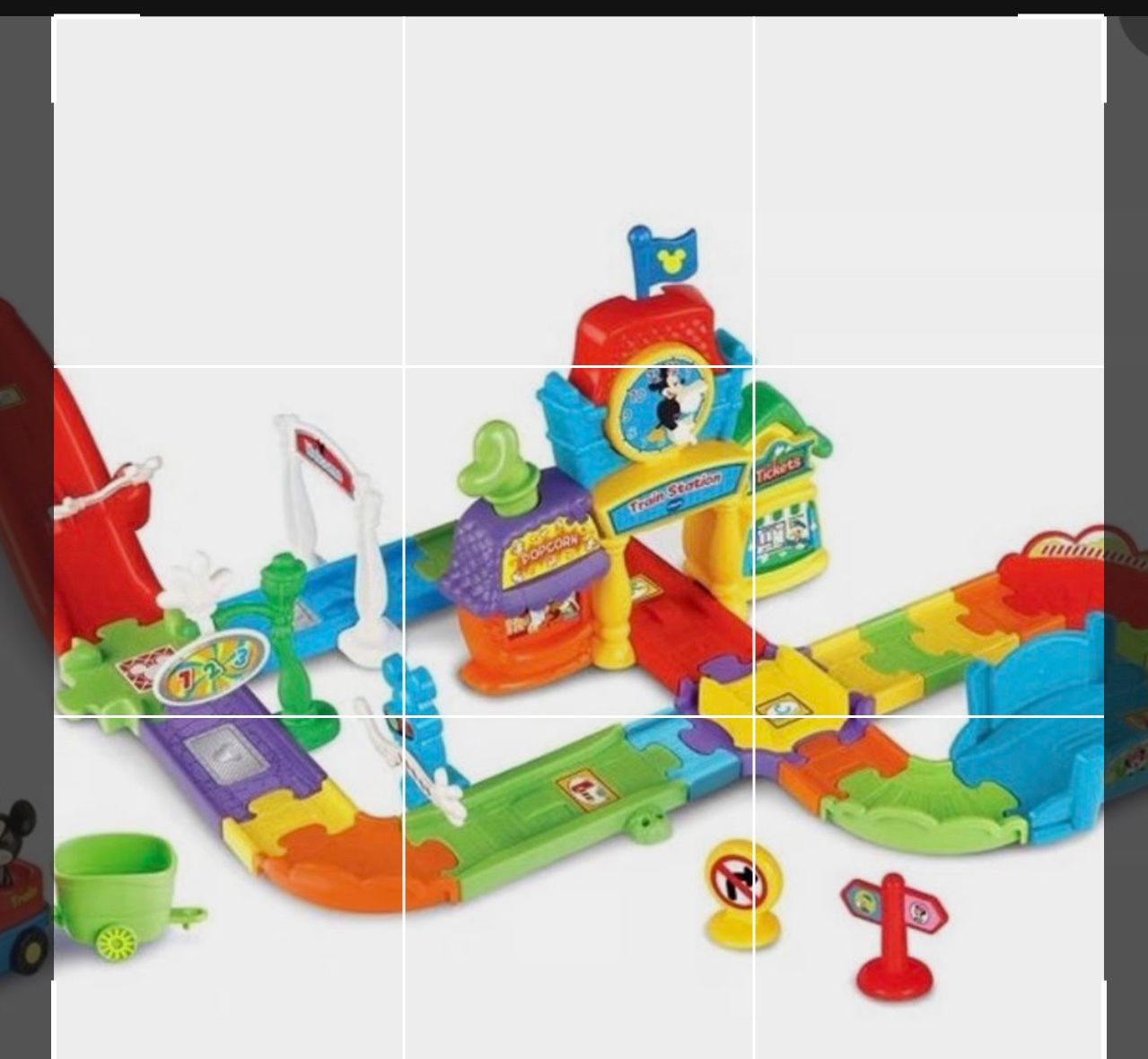 Train Station Vtech Comes With Goofy And Mickey Cars