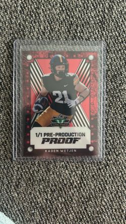 Kaden Wetjen Leaf Valiant 1/1 PRE-PRODUCTION PROOF